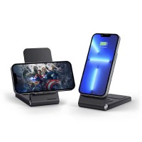 EccoTech 15W Wireless  Katlanabilir Led Logolu  Şarj Cihazı  3in1